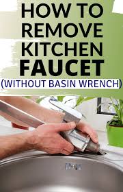 I reassembled the faucet, but the steady drip from the end of the spout still persists even with the hanbdle in the off position. How To Remove Kitchen Faucet Without Basin Wrench Materialsix Com