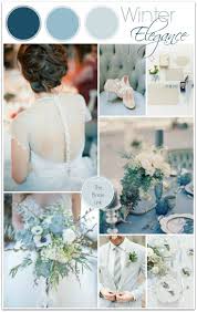 Winter Wedding Color Ideas Blue Winter Wedding Winter Wedding Colors Wedding Colors