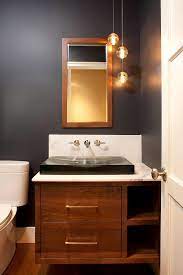 Bathroom mirror placement question … Off Center Sink Vanity Houzz