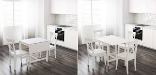 Ikea hedesunda drop leaf table table with drop leaves seats 2 4, source: The Space Saving Drop Leaf Table Designs Our Homes Dream Of
