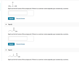 Solved Ch3 C Oh Spell Out The Full Name Of The Compound Chegg Com