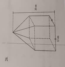 Dengan demikian luas permukaan bangun tersebut sama dengan kali luas persegi ditambah kali luas segitiga. Gambar Bangun Di Atas Ini Merupakan Gabungan Limas Dan Kubus Luas Permukaan Bangunan Tersebut Brainly Co Id