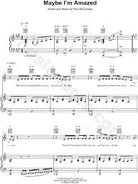 Please comment and rate every time our eyes meet this feeling inside me is almost more than. Maybe I M Amazed From Fifty Shades Freed Sheet Music In A Major Transposable Download Print Sku Mn0182008