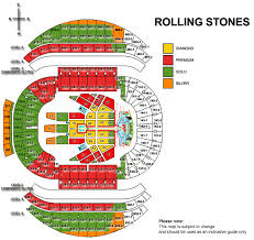 61 Judicious Rolling Stones Seating Chart