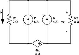circuit analysis - Superposition principle: Dependent sources treated as  independent sources - Electrical Engineering Stack Exchange