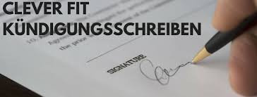 Unsere vorlage zur kündigung des mietvertrags ist völlig kostenlos. Clever Fit Kundigungsschreiben Zum Herunterladen