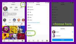 2) go to instagram main menu. Multiple Instagram Accounts Made Easy Account Switching