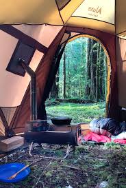 Maybe you would like to learn more about one of these? Enchanted Forest Camp Wood Stove Tent Coffee And Steak Video Forest Camp Tent Camping Cold Weather Camping