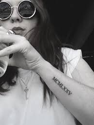 These tattoos look very unique and allow one to stand out in a crowd. Roman Numeral Tattoo Explore Tumblr Posts And Blogs Tumgir