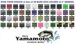 Yamamoto Senko 4 Inch 9s 10 Stick Bait Soft Plastic Worms