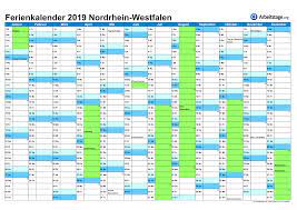 Kalender 2021 nrw zum ausdrucken kostenlos din a4 : Ferien Nordrhein Westfalen 2019 2020 Ferienkalender Mit Schulferien Ferien Kalender Schulferien Ferien Thuringen