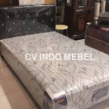 Kasur busa inoac super no.3(145x200x20) anti kempes garansi 10th: Box Spring American Indopillo 120 No 3 Promo Sandaran Set Matras Kasur Bedset Murah Ready Makassar Shopee Indonesia
