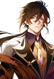 Zhongli Ll Genshin Impact Character Art Impact Anime Guys