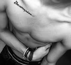 Small Tattoo Ideas For Men Heritage Relgion Chest Tattoo Men Small Tattoos For Guys Small Quote Tattoos