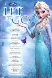 Frozen Let It Go Print Allposters Com Frozen Let It Go Let It Go Lyrics Let It Go Song