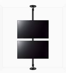 Maybe you would like to learn more about one of these? B Tech Btftc 55x2 4m Blk Floor To Ceiling Mount For Up 2 X 55 Inch Black