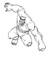 The picture shows hulk crushing the wooden sheets and breaking them. Simple Hulk Logo Coloring Pages