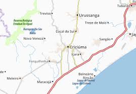 Fundado em 13 de maio de 1947, com o nome de comerciário esporte clube. Michelin Landkarte Criciuma Stadtplan Criciuma Viamichelin