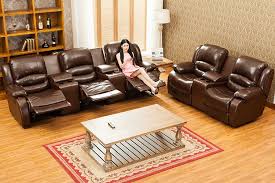 Modern Recling Uzanmis Kesit Oturma Odasi 3 Klozet Kapagi 7 Koltuklu Deri Fransiz Mobilya 2 1 Otomatik Recliner Koltuk Takimi Mobilya Koltuklar Furniture