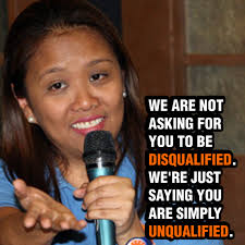 Nancy Binay is offending me