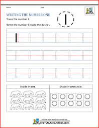 This lowercase handwriting worksheet asks your child to practice writing the letter a. Kindergarten Printable Worksheets Writing Numbers To 10