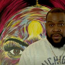 Local artist honors the memory of George Floyd with painted portrait