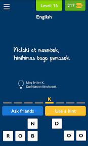 Our filipino trivia has a lot of information too. Ulol Tagalog Logic Trivia For Android Apk Download