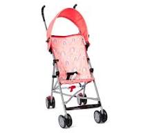 Parent’s Choice Baby Umbrella Stroller with Adjustable Canopy, Lightweight  Compact Fold, 3-Point Harness — Pink Rainbow (Up to 40 lb Capacity)