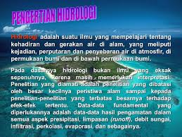 Tugas matakuliah teknik proses (ibu ester wijayanti) dtntf ugm 2017. Konsep Dasar Hidrologi Ppt Download