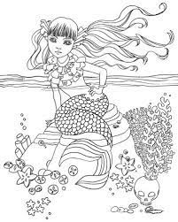 Easy and free to print mermaid coloring pages for children. Best Mermaid Coloring Pages Coloring Books Mermaid Coloring Coloring Books Coloring Pages