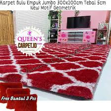 Beli karpet bulu lembut uk p150 l100cm trikot bahan halus dan mudah di bersihkan. Jual Karpet Bulu Lembut Jumbo 300x200cm Tebal 5cm Motif Geometrik Anti Slip Terbaru Juni 2021 Blibli