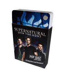 This covers everything from disney, to harry potter, and even emma stone movies, so get ready. Amazon Com Supernatural Pop Quiz Trivia Deck Science Fiction Fantasy 9781683837350 Carter Chip Books
