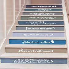 Please enjoy these quotes about stairs and friendship from my collection of friendship quotes. Ewdsqs Stairway Decals Quote Wall Sticker For Stairs Staircase Decor Stair Vinyl Disney Quotes Stairway Decals Set 10 Family Decor Bedroom Home Housewarming Gift Buy Online In Botswana At Botswana Desertcart Com Productid