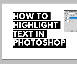 How To Highlight Text In Photoshop 6 Steps Instructables