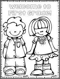 Free Back To School Coloring Pages Easily Manage A Hectic Morning On The First Day Of School B Welcome To School Welcome To Kindergarten School Coloring Pages