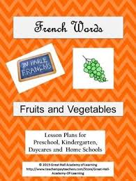 Introduction To French Words Fruits And Vegetables Food Lessons Different Fruits And Vegetables French Words