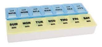 This pill organizer alarm has individual pill boxes that you fill with your pills throughout the day. Amazon Com Apex Twice A Day Weekly Pill Organizer 1 Ea Color May Vary Pack Of 6 Pill Dispensers And Reminders Beauty