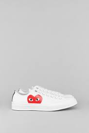 Comme Des Garcons Play X Converse Chuck Taylor 1970s Hi Black Converse X Comme Des Garcons Play Ct 1970 Low Top Milk Comme Des Garcons Play Comme Des Garcons Classic Chuck Taylors
