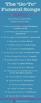 Funeral Songs The Ultimate Playlist Of The Most Popular Funeral Songs Click To Browse 12 More Playlists To Find T Funeral Songs Funeral Poems Funeral Quotes