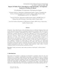 Apps, notifications, emails and social media pose constant threats to your productivity. Pdf Impact Of Online Store Atmospherics On Brand Equity An Empirical Analysis On Wellness Products
