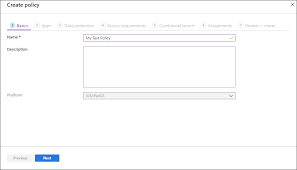 Create And Deploy App Protection Policies Microsoft Intune Microsoft Docs
