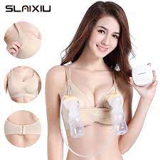 Reposition the fabric to keep the shield in place. Maternity Bra Breast Pump Special Nursing Bra Hand Free Pregnancy Clothes Breastfeeding Accessories Pumping Bra Can Wear All Day Maternity Nursing Bras Aliexpress