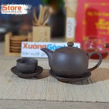 Bộ ấm chén uống trà gốm ATS-84 | Ấm trà Bát Tràng cao cấp