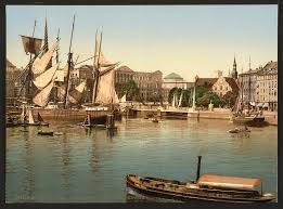 Port With Ruins Of The Christianborg Palace Copenhagen Denmark Loc 3175006734 O Postcards Collectables Vintage Retro Photos Art