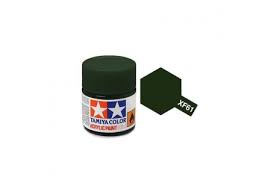 Tamiya Acrylic Mini Xf 61 Dark Green 10ml Jar