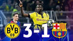 BORUSSIA DORTMUND 3-1 BARCELONA, UEFA ... - YouTube