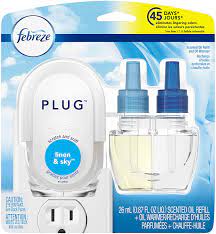 1st day fresh for 50 days (on low). Amazon Com Febreze Plug In Air Freshener And Odor Eliminator Scented Oil Refill And Oil Warmer Linen Sky 1 Count Health Household