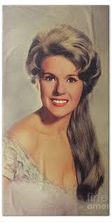 Connie Stevens, Vintage Actress #6 Beach Towel