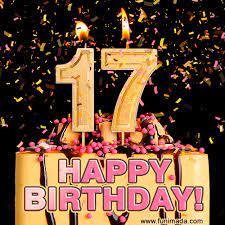 Happy 17th Birthday Animated Gifs Download On Funimada Com