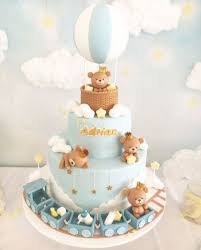 Best Baby Boy Cake Baptism Ideas Bear Baby Shower Cake Baby Shower Cakes For Boys Baby Bear Baby Shower